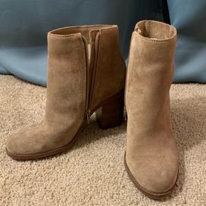 Sole society taupe booties 7.5